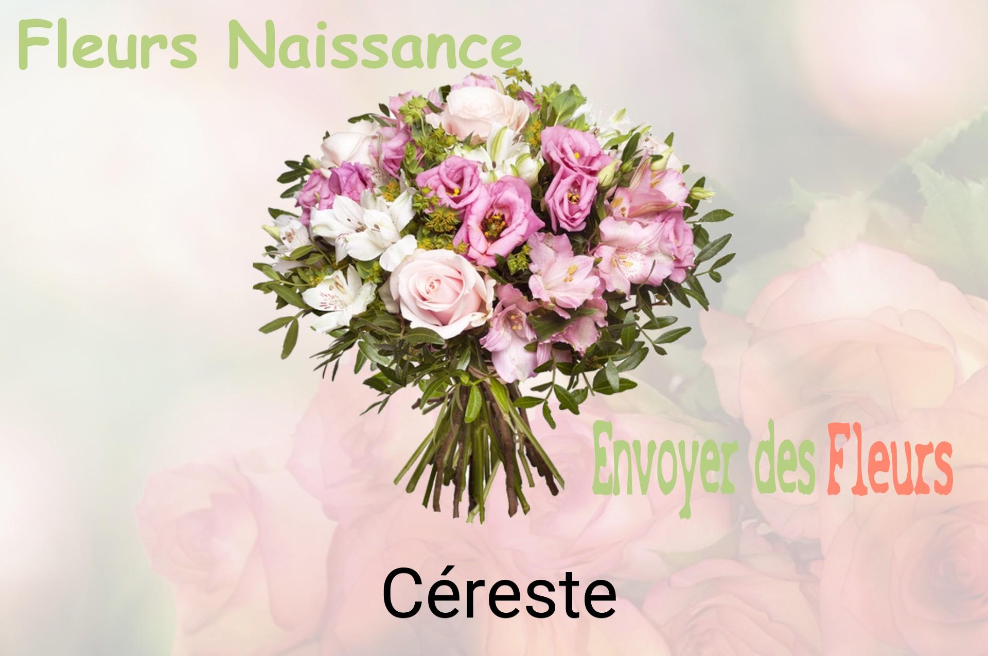 Bouquet de fleurs de naissance livré à Céreste